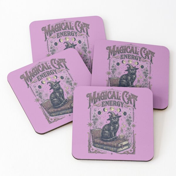 Item preview, Magical Cat Energy Funny Witchy Cat designed and sold by FurRealStudioCo.