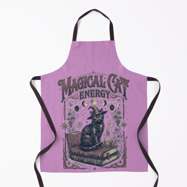 Artikelvorschau, Magische Katzenenergie, lustige Hexenkatze entworfen und verkauft von FurRealStudioCo.
