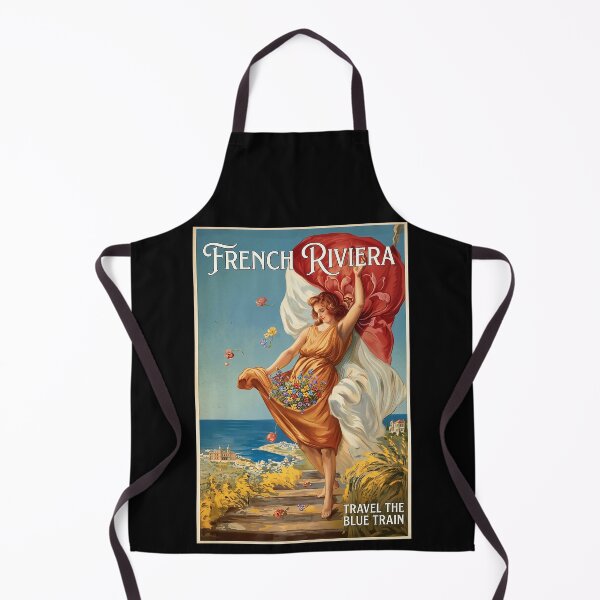 Item preview, French Riviera Travel Poster designed and sold by ArtworkNorth.