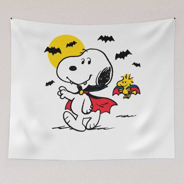 Item preview, Peanuts Vampire Snoopy Woodstock  designed and sold by LittleMamastore.