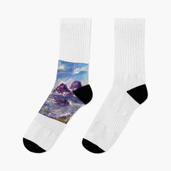 Item preview, Surf at the Rocky Shore designed and sold by Natalia_Shchip.