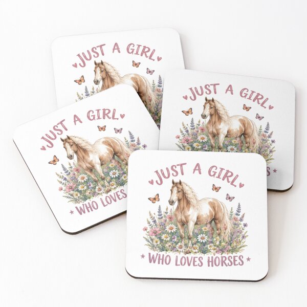 Item preview,  Just A Girl Who Loves Horses Wildflower Horse Lover Boho designed and sold by elisarasada.