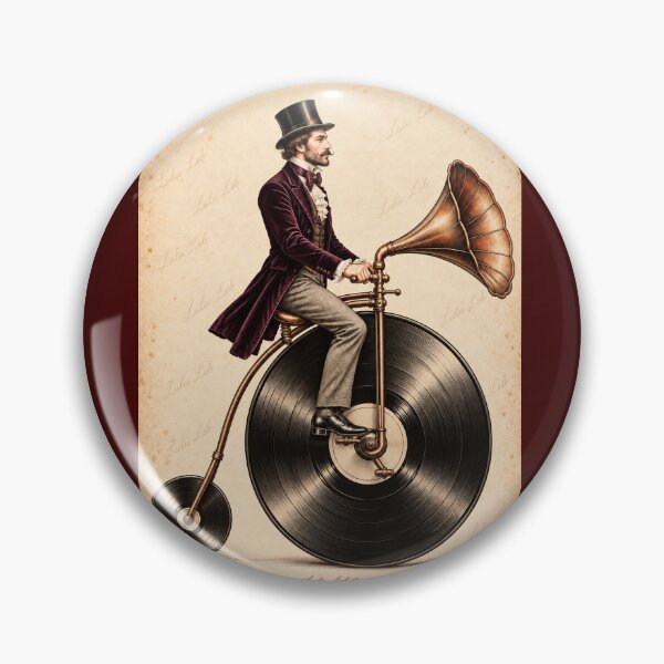 Item preview, I Am Music - vinyl bicycle poster designed and sold by LuluLeb.