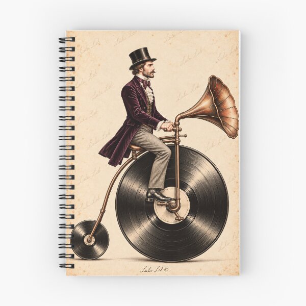 Item preview, I Am Music - vinyl bicycle poster designed and sold by LuluLeb.