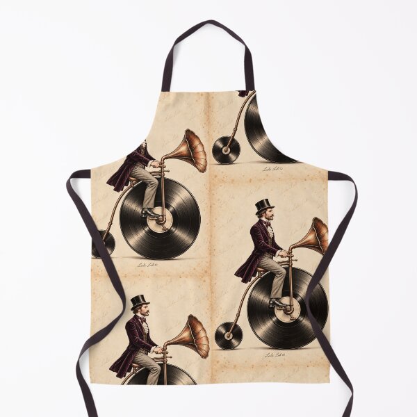Item preview, I Am Music - vinyl bicycle poster designed and sold by LuluLeb.