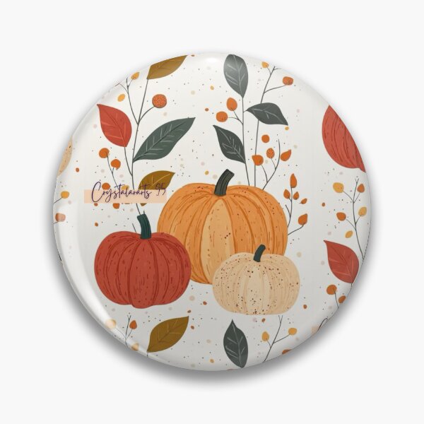 Item preview,  ​Autumn Harvest Pumpkin Patch Illustration designed and sold by crystalar95.