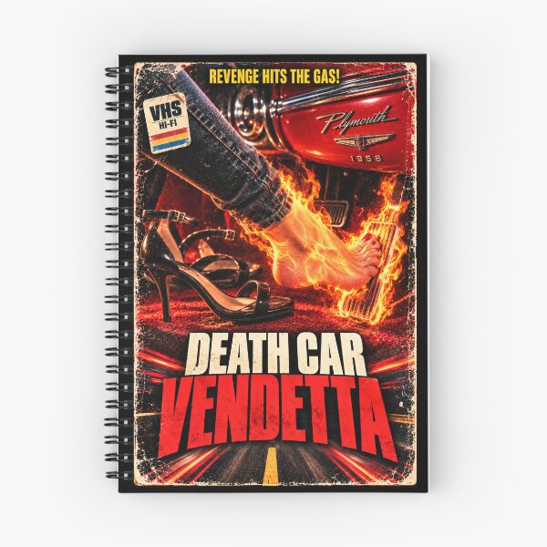 Item preview, Death Car Vendetta Fire Variant - Bad Girl Action Horror B Movie designed and sold by FilMate.