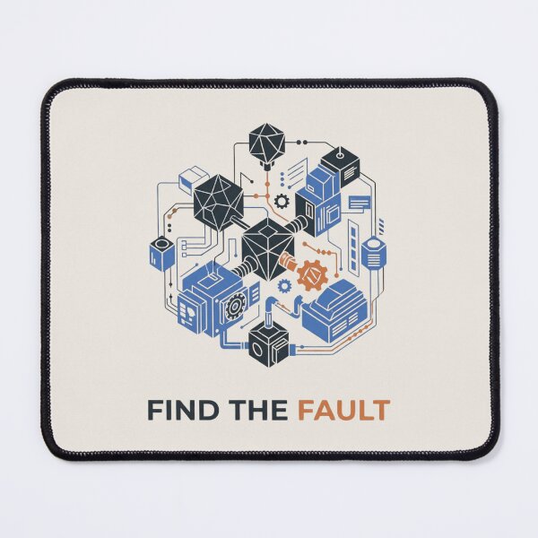 Item preview, Find the Fault Troubleshooting Engineering designed and sold by Amr Darwish Graphic designer.