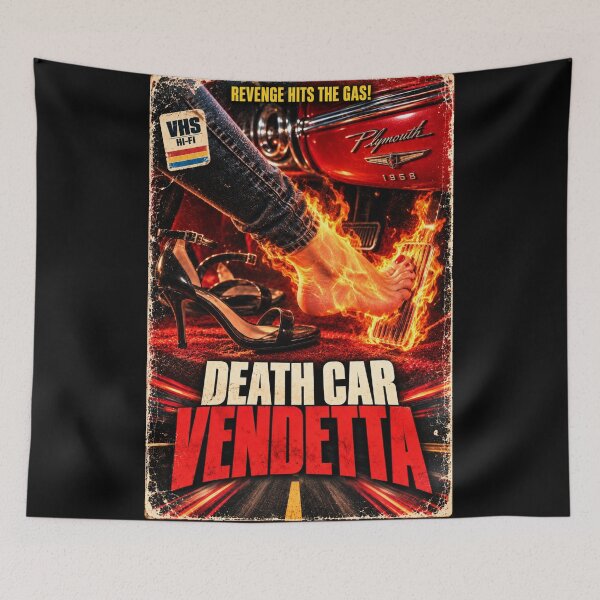 Item preview, Death Car Vendetta Fire Variant - Bad Girl Action Horror B Movie designed and sold by FilMate.
