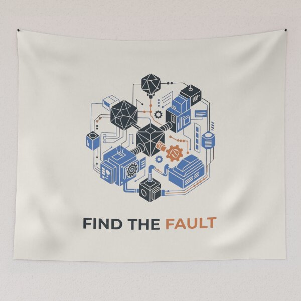 Item preview, Find the Fault Troubleshooting Engineering designed and sold by Amr Darwish Graphic designer.