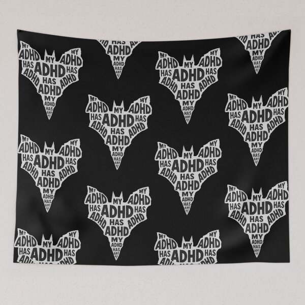Item preview, My ADHD Has ADHD Funny ADHD Halloween Bat designed and sold by T-version.