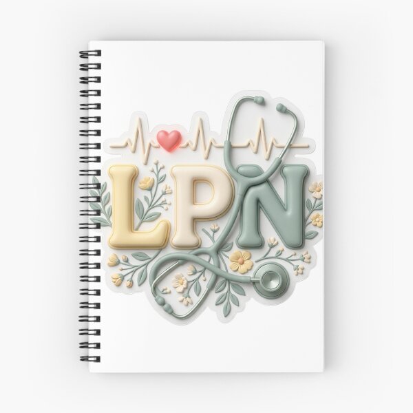 Item preview, Proud LPN Stethoscope 3D Puffy Sticker – Licensed Practical Nurse Graduation Gift designed and sold by The Niche Lab.