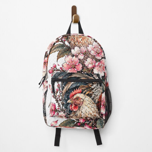 Item preview, Chickens with flowers  designed and sold by Artful Traditions .