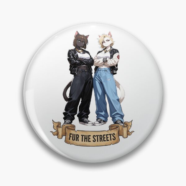 Item preview, Fur for the Streets - Anime Cat Girl Streetwear designed and sold by Only-Leave-ipad.