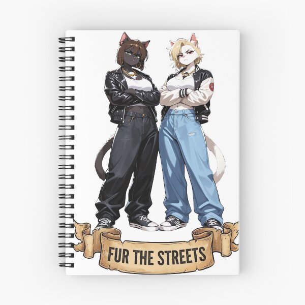 Item preview, Fur for the Streets - Anime Cat Girl Streetwear designed and sold by Only-Leave-ipad.