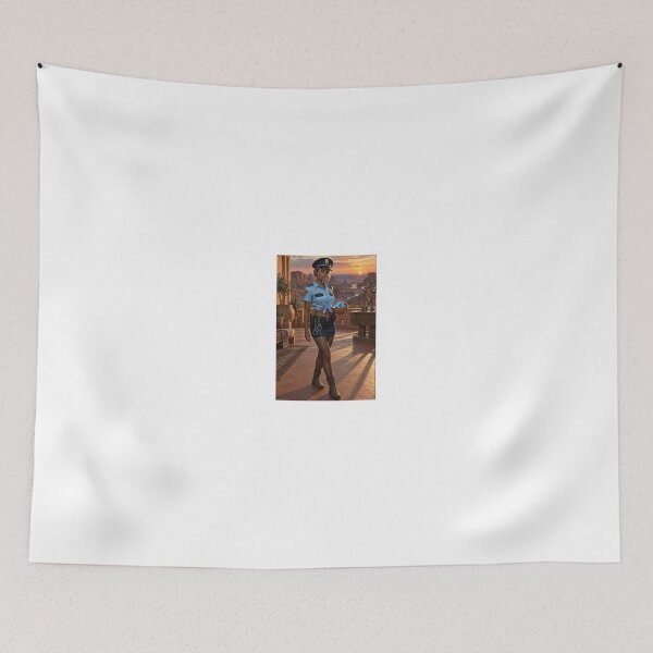 Item preview, Police Officer in Terracotta Desert Sunset designed and sold by CathryneDelamort.