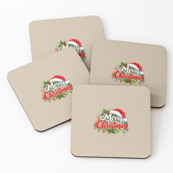 Item preview, Merry Christmas Festive Red Green Gold Artwork designed and sold by annenambiro.