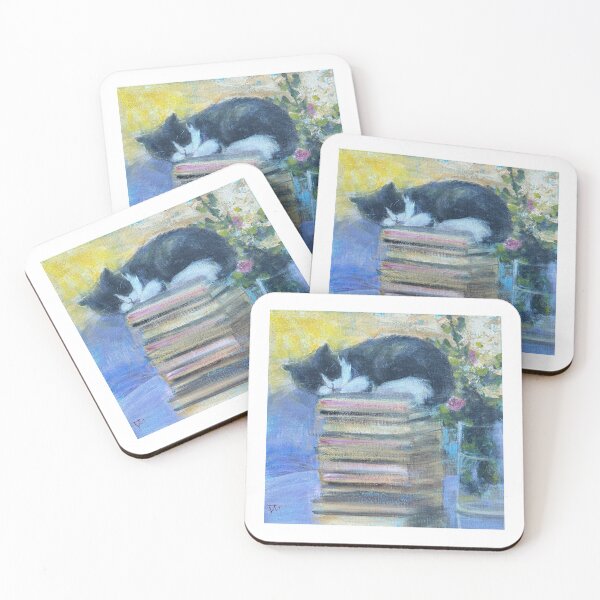 Item preview, Bookworm Cat designed and sold by ShellyDu.