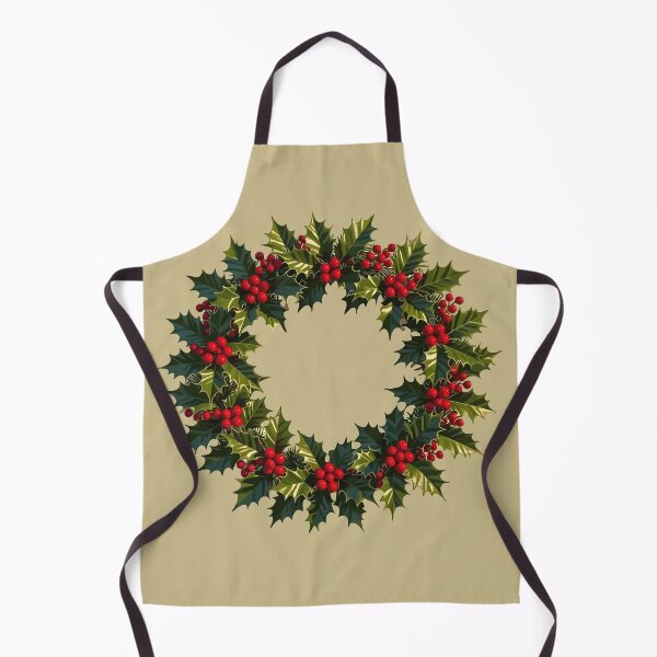 Item preview, Wreath With Holly-Berries Seasonal Decor designed and sold by taiche.