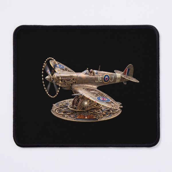 Item preview, Steampunk Spitfire Mechanical Fighter Plane designed and sold by ArtworkNorth.
