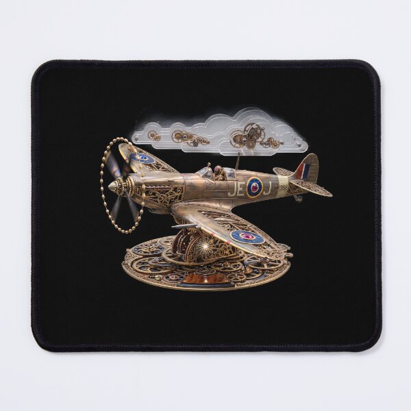 Item preview, Steampunk Spitfire Mechanical Fighter Plane designed and sold by ArtworkNorth.