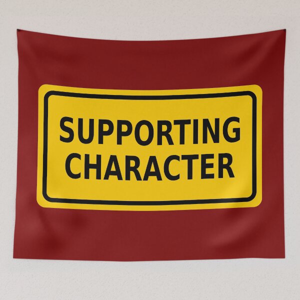 Item preview, Supporting Character Label designed and sold by Karate Octopus.
