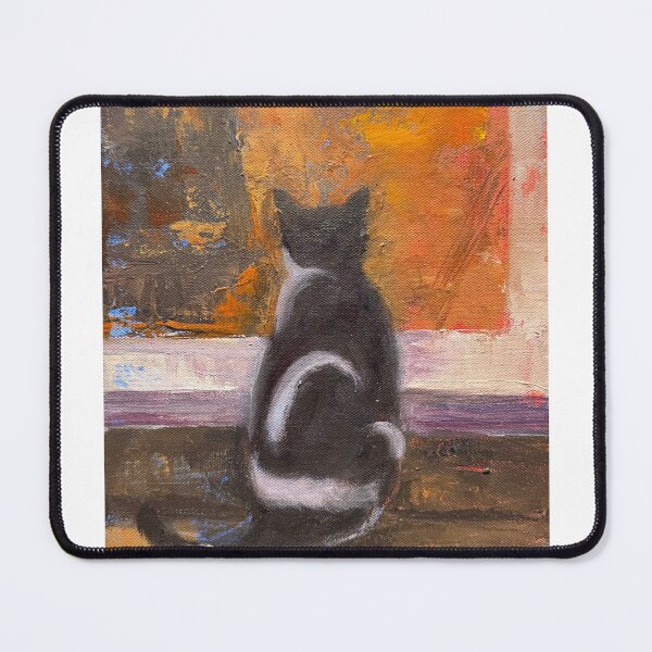 Item preview, Cat looking through the door designed and sold by ShellyDu.