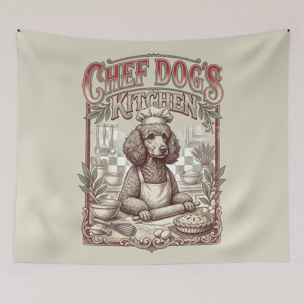 Item preview, Chef Dog's Kitchen Funny Baking Dog designed and sold by FurRealStudioCo.