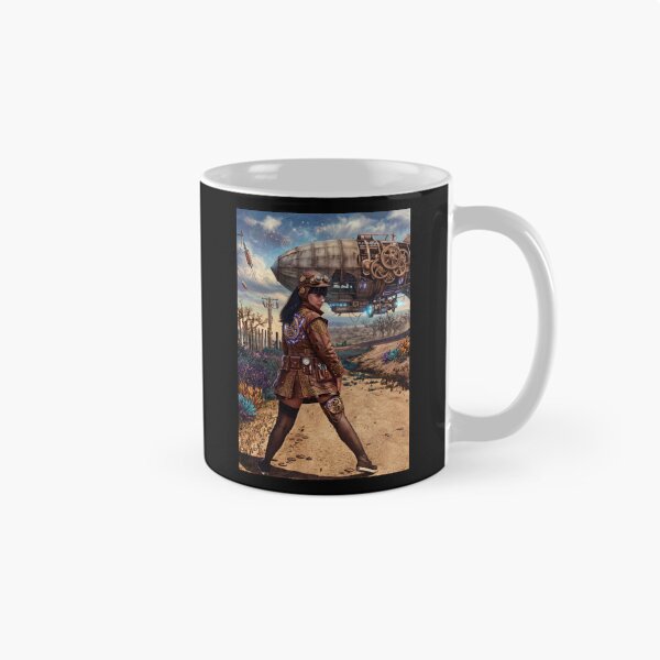 Item preview, Steampunk Airship Aviator Woman  designed and sold by ArtworkNorth.