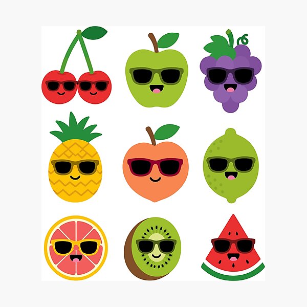 Item preview, Cute Fruit Pattern Aesthetic Fruits designed and sold by YalenArt.