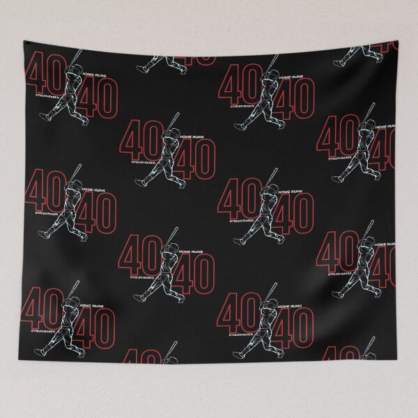 Item preview, 40 40 Baseball Home Runs Stolen Bases Slugger designed and sold by ostenlee.