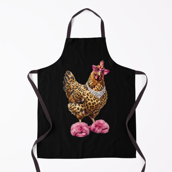 Item preview, Glam Leopard Chicken in Pink Glasses and Heels designed and sold by Glow-Paw-Studio.