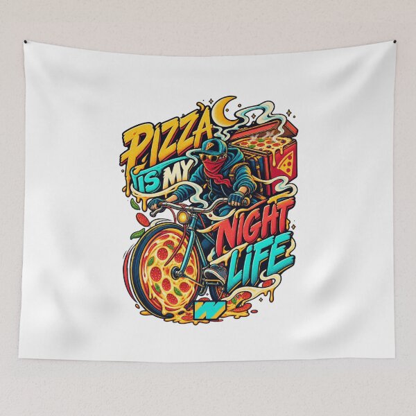 Item preview, Pizza Is My Night Life designed and sold by eWproject.