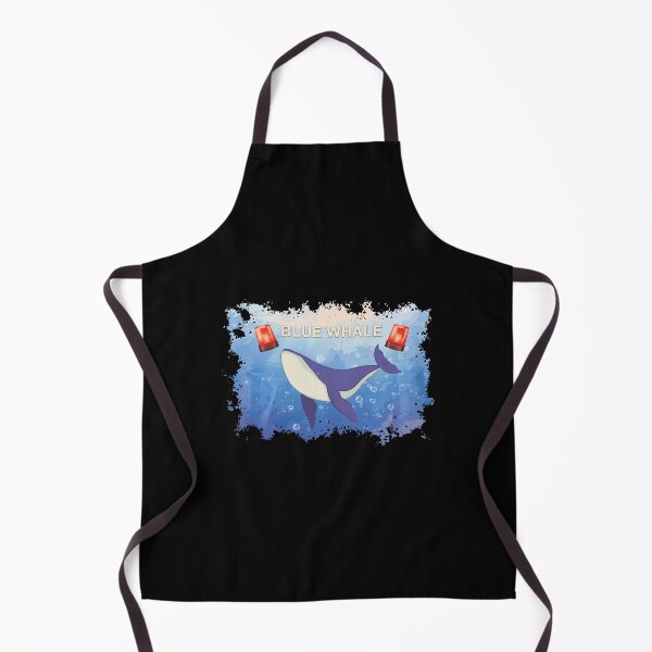 Item preview, Blue Whale Swimming With Red Siren Lights designed and sold by DeanRoseArt.