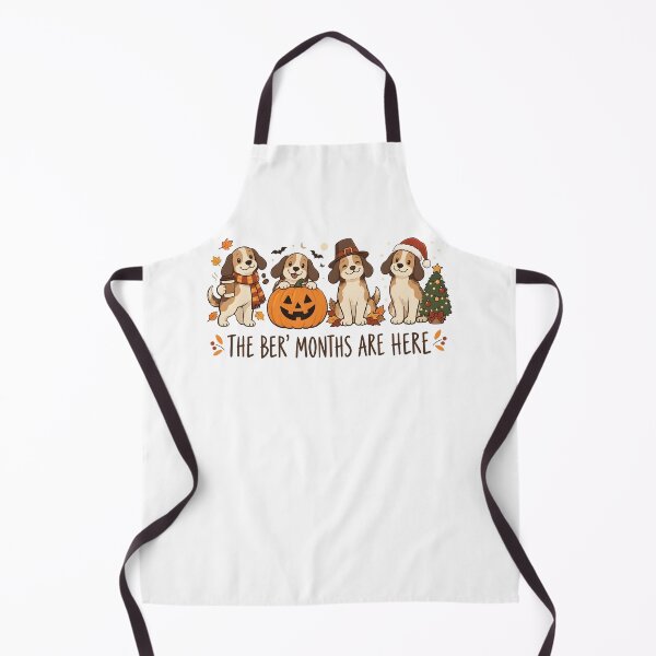 Item preview, The Ber Months Are Here Seasonal Dogs Halloween Christmas designed and sold by Glow-Paw-Studio.
