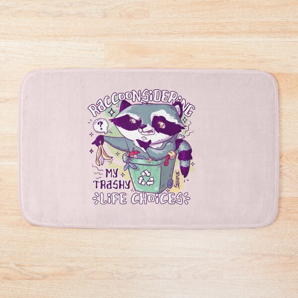 Item preview, Raccoonsidering – Raccoon Pun Illustration designed and sold by SPIRIMAL.