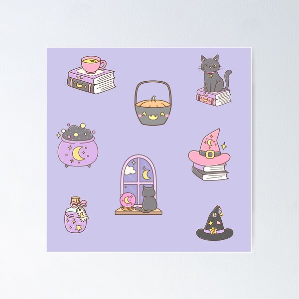 Item preview, Bookish Halloween Pack | Set | Sheet | Cute designed and sold by The Turquoise Brush.