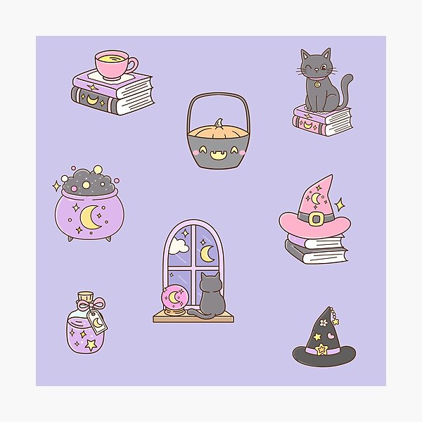 Item preview, Bookish Halloween Pack | Set | Sheet | Cute designed and sold by The Turquoise Brush.