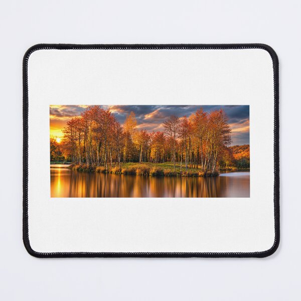 Item preview, Autumn at Treos pond in Wales designed and sold by Jinxyboy1908.