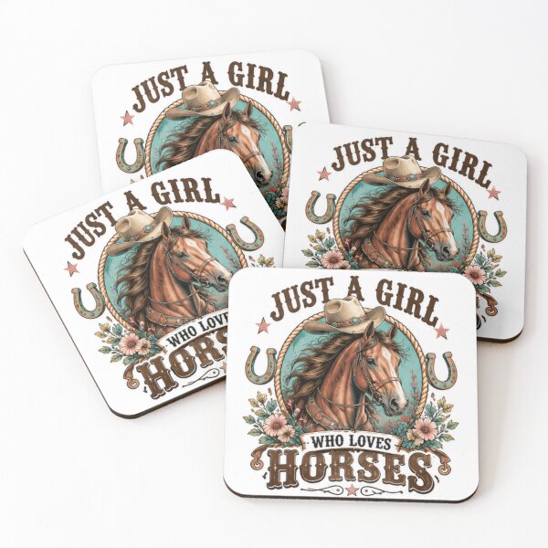 Item preview,  Just A Girl Who Loves Horses Western Cowgirl Horse Lover designed and sold by elisarasada.