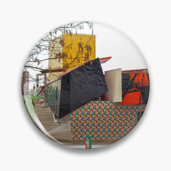 Item preview, The colorful Groninger museum in winter designed and sold by Photopat.