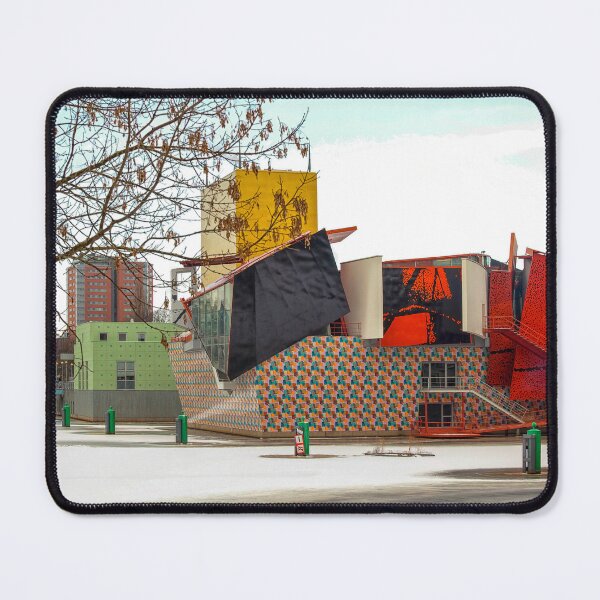 Item preview, The colorful Groninger museum in winter designed and sold by Photopat.