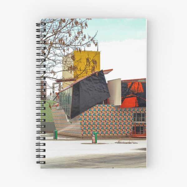 Item preview, The colorful Groninger museum in winter designed and sold by Photopat.