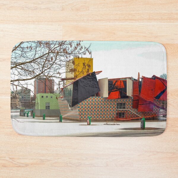 Item preview, The colorful Groninger museum in winter designed and sold by Photopat.