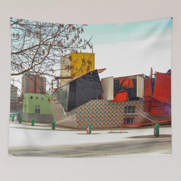 Item preview, The colorful Groninger museum in winter designed and sold by Photopat.