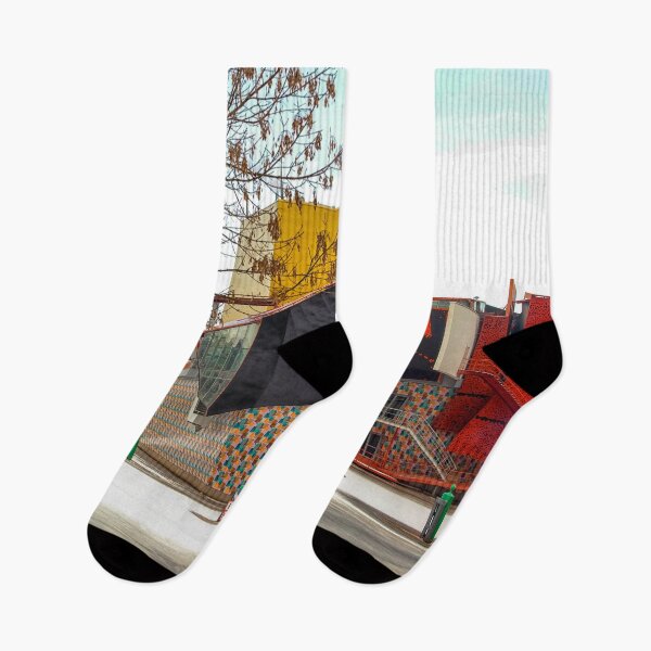 Item preview, The colorful Groninger museum in winter designed and sold by Photopat.