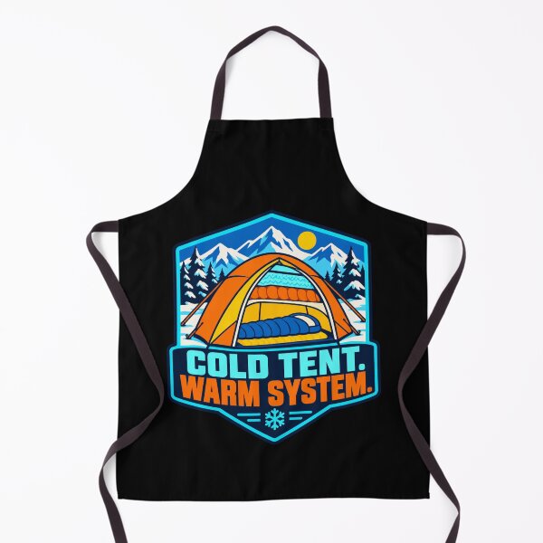 Item preview, Cold Tent Warm System Winter Camping Humor designed and sold by DreamLayerStudio.