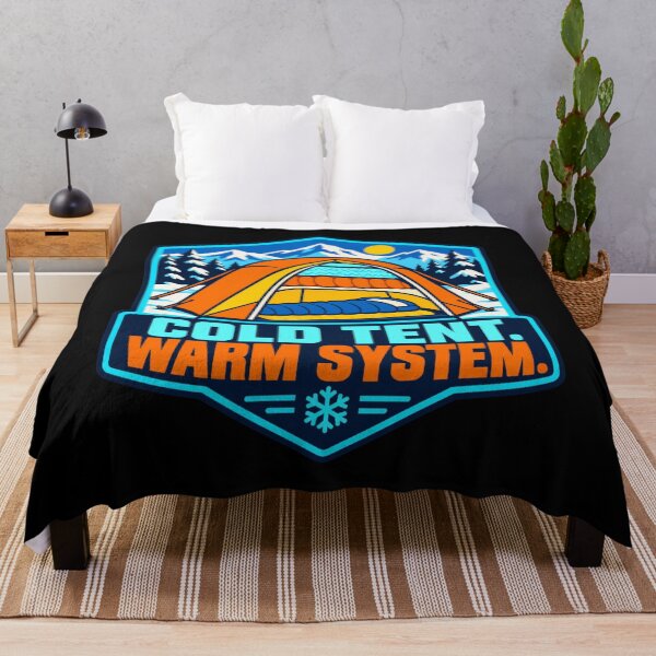 Item preview, Cold Tent Warm System Winter Camping Humor designed and sold by DreamLayerStudio.