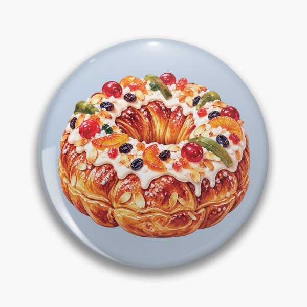 Item preview, Spanish King Cake - Roscón de Reyes  designed and sold by Alicia Chee.