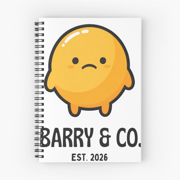 Item preview, Barry & Co., Cute Grumpy Cartoon Logo designed and sold by Voodcrafts.